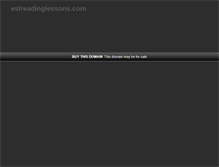 Tablet Screenshot of eslreadinglessons.com
